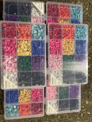 Square Tila Beads Mix, 6mm by Bead Landing lot of 6 2 kinds