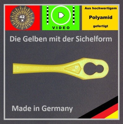 42x Ersatz  Messer Klingen für Einhell Akku Rasentrimmer  GC-CT 18/24