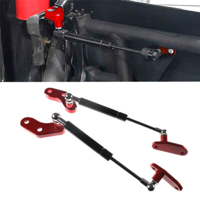 1Paar Schwarz Rot Aluminium Türöffner Hilfe für Can-Am Maverick X3 2017-2020