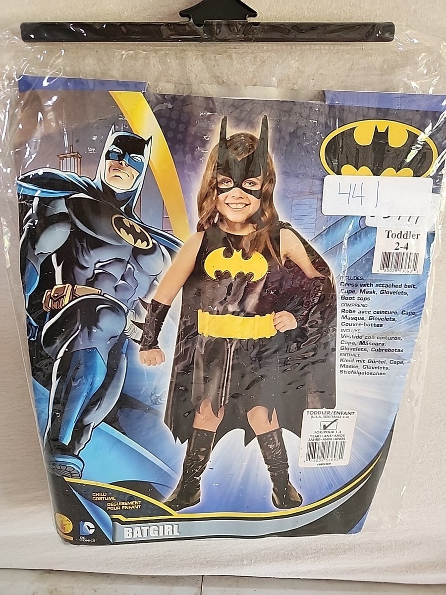 Batgirl Halloween Costume - Rubies Costume Co. - Size Toddler 2-4