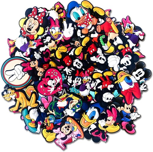 Zanerolan 20 35Pcs Shoe Decoration Charms for Clog, Cute Cartoon Charms Accessor