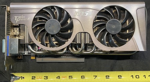 MSI NVIDIA GE FORCE GTX TI (R6950) TWIN FROZR II GAMING VIDEO CARD! "UNTESTED" - Picture 2 of 19
