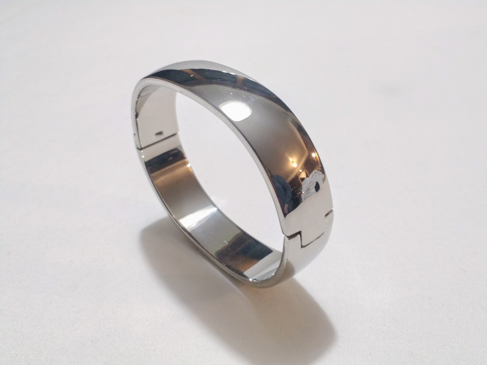 Solid Sterling Silver 925 Hinged Bracelet Elegant… - image 3