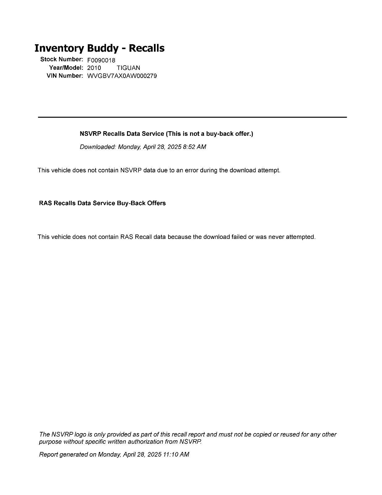 Used Rear Left Door Assembly Rear Side fits: 2010 Volkswagen Tiguan electric pri