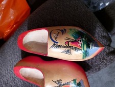 Vintage wooden clogs