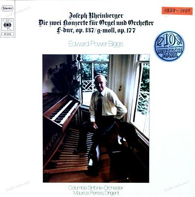 Biggs, Rheinberger - 2 Konzerte Orgel Und Orchester F-dur, op. 137 LP 1975 '