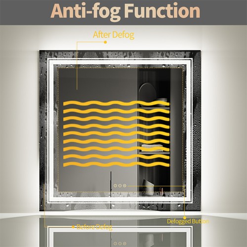 13-Size Smart LED Bathroom Mirror Anti-Fog Dimmable 3 Color Temperature AU Plug - Picture 58 of 89