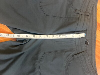Kuhl Horizon Shorts Women's 6 Black Roll Tab Cuff Cargo Pockets