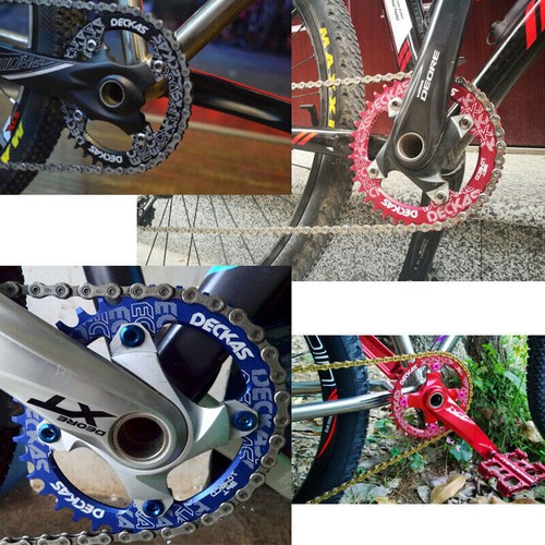 DECKAS MTB 104 BCD Narrow Wide redondo ovalado 32-52T dientes bicicleta manivela plato - Imagen 6 de 15