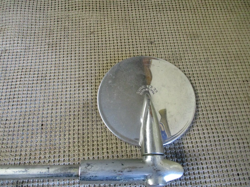 Espejo retrovisor lateral remoto cromado LH Buick Special Super Roadmaster 1951-53  Foto 2 de 4