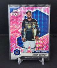 Kevin Durant 2021-22 Mosaic Basketball Pink Camo Prizm Finals MVP  #296