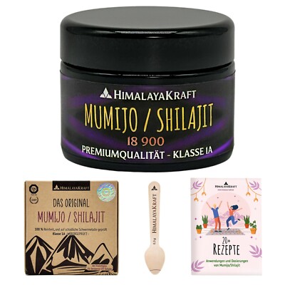 SHILAJIT MUMIJO 100% rein & original, patentiert, 27g, in DE laborgeprüft, 1A