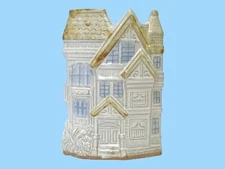 VTG Victorian Row House Stoneware Vase, Counterpoint San Francisco Made in Japan