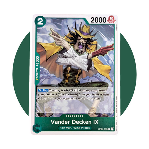 Vander Decken IX OP06-033 R - One Piece Card Game - Wings of