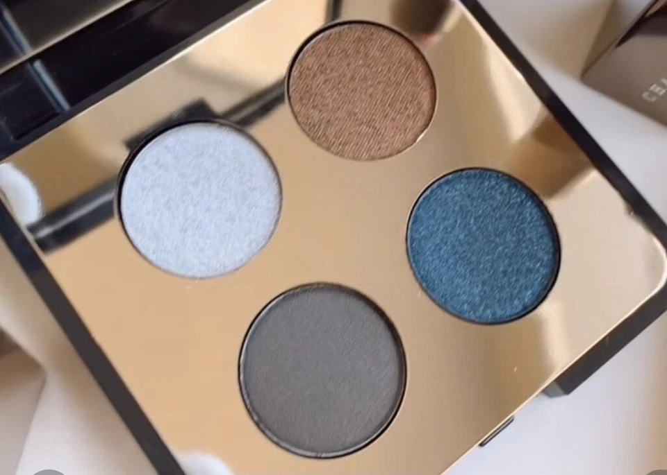 Chantecaille Limited Edition Black Jaguar Eye Shadow Quartet Palette New In Box - Image 2 of 3