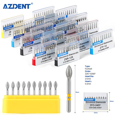 Dental Diamond Burs Friction Grip FG 1.6m Cutting Zirconia Ceramic Diamond Drill