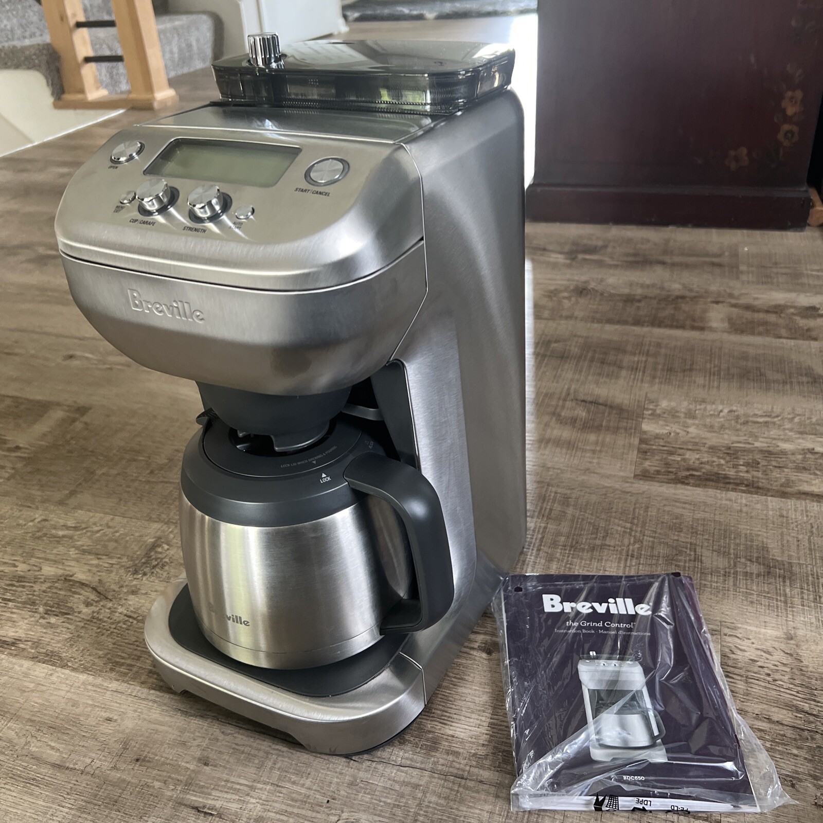 Breville 12c Grind Control Drip Coffee Maker Brushed Stainless Steel