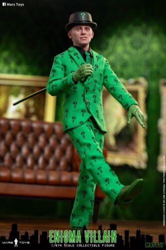 Nueva figura de acción Mars Toys MAT017 1/6 Batman Batman 1966 The Riddler en stock - Imagen 11 de 24