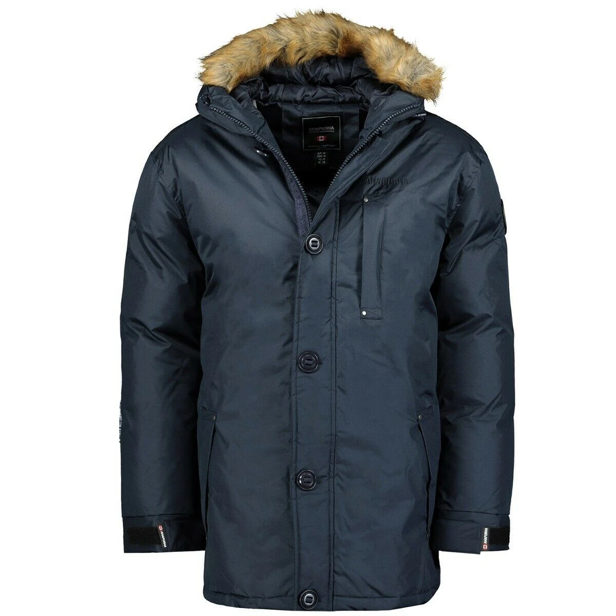 Blouson D'hiver De Montagne Anapurna Rouge - Taille M - Occasion Très Bon état - Coupe-vent à Capuche