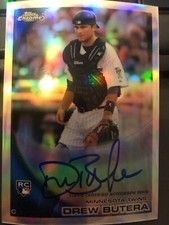 Minnesota Twins DREW BUTERA autographed 2010 Topps Chrome