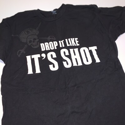 Drop It Like Its Shot Captain Morgan  Cannon Blast Shirt Size Large