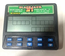 Vintage RADICA BLACKJACK 21   video  game  Electronic Handheld   AWESOME  Works