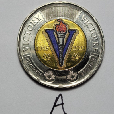 1945-2020 Victory Two Dollar Coloured Toonie TA2 | eBay