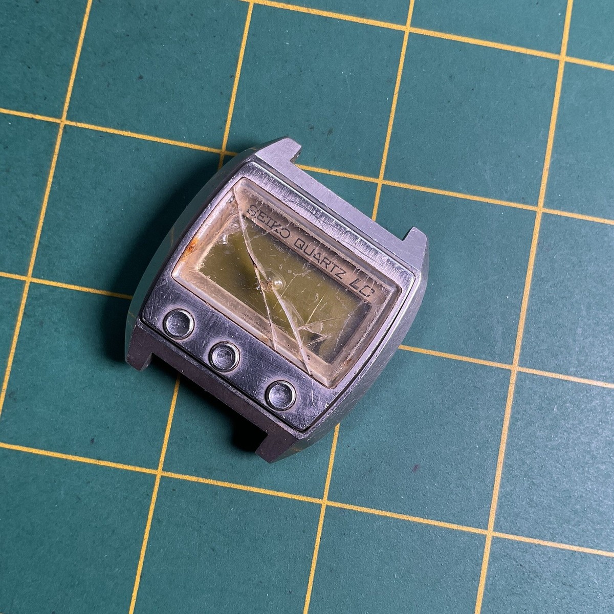VTG RARE! SEIKO QUARTZ LC 0614-5010 DIGITAL FOR PARTS OR REPAIR