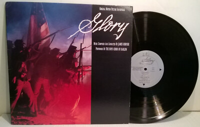 JAMES HORNER Original Soundtrack GLORY '89 Virgin Movie Music RARE BEAUTY vinyl