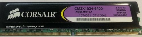 Corsair XMS2 2GB (2X1GB) 240-PIN DDR2 800MHz PC2-6400 Memor (CM2X1024-6400) - Picture 3 of 3