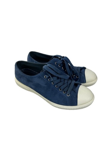 HUF men size 9.5 HUFNAGEL PRO Skateboarding Shoes, Blue Suede