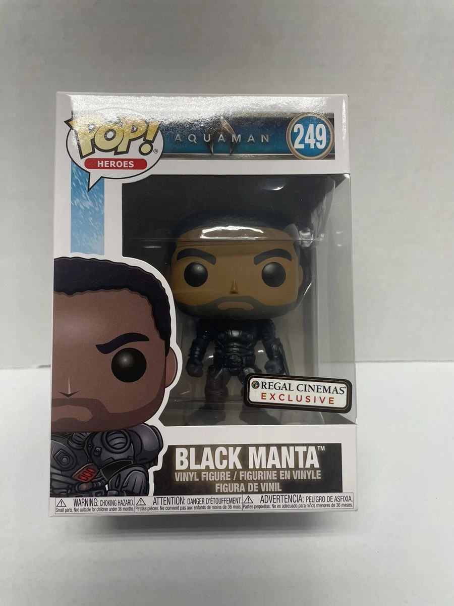 Funko Pop BLACK MANTA Unmasked 249 Regal Cinemas AQUAMAN