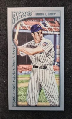 2015 Topps Gypsy Queen Minis Silver /199 Joe DiMaggio #120 Yankees HOF Baseball 