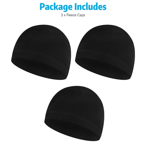 3Pcs Military Tactical Skull Cap Winter Warm Fleece Windproof Ski Beanie Hats - Picture 9 of 9