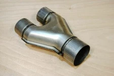 Single 3", Dual 2.5" Y-pipe Universal Ypipe Y Pipe Aluminized Duals Dual Exhaust