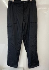 BNWOT Men's REGATTA Black Cotton Summer Walking Trousers UK 36W L33 - CG W72