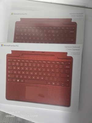Surface Pro Keyboard X, 8, 9, 11 Red 8XA-00082***French dual layout