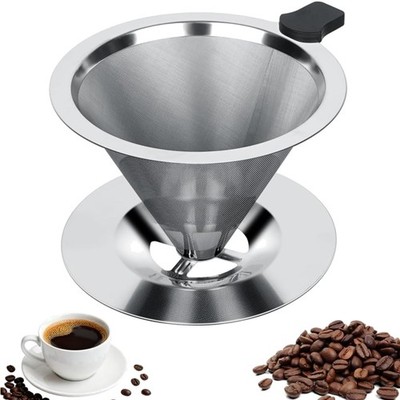 Kaffeefilter Edelstahl wiederverwendbar umweltfreundlich Filterkaffee zubereiten
