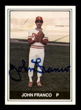 John Franco Autographed 1982 TCMA Rookie Card #2 Albuquerque Dukes SKU #248456