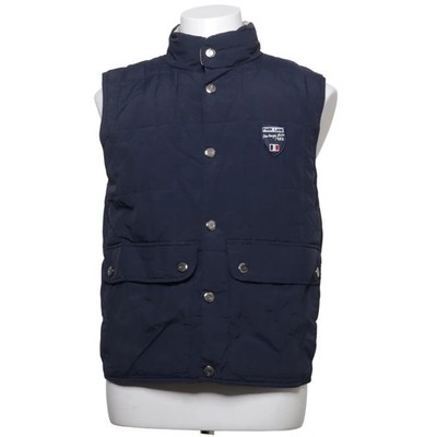 American English by Park Lane, Outdoor Weste, Herren, Größe: S, Blau/Beige #AQ4