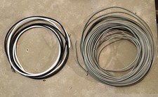 10 gauge copper wire, 140' solid core gray insul, 8' stranded 1 wht and 1 blk 