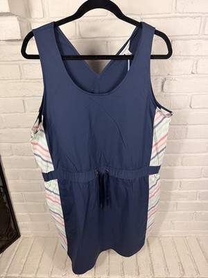 Southern Tide Performance Sleeveless Swim Cover Up Dress XL NWT UPF Navy