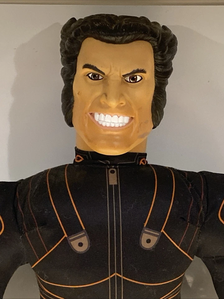 VINTAGE X-MEN 2000 MARVEL TOY BIZ TALKING WOLVERINE ACTION FIGURE 20” DOLL - Image 3 of 4