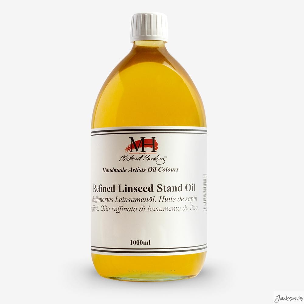 Michael Harding Refined Linseed Stand Oil 1 Litre Oil Painting Medium