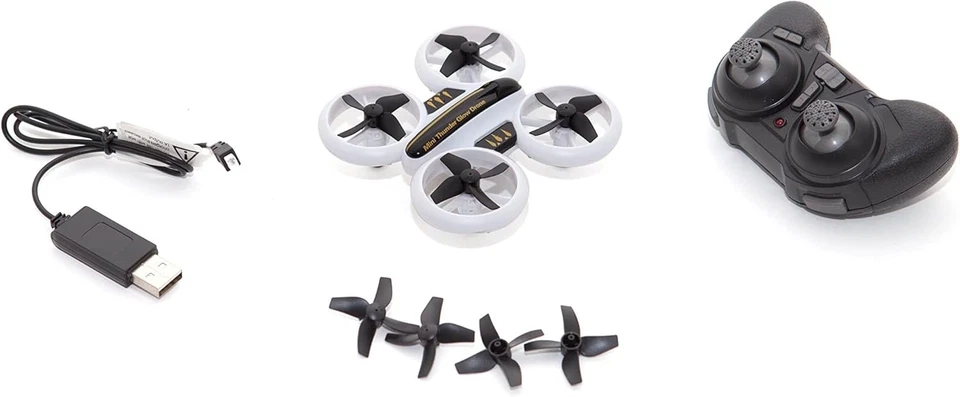 Mini LED Glow Drone 2.4GHz Remote Control RC Quad – Long Flight Time, 3 Speed - Image 2 of 4
