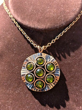 Olive Green Stones Pretty Necklace