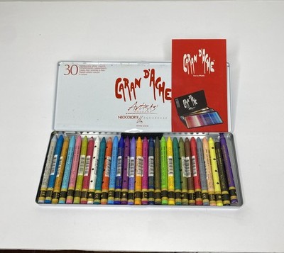 Vintage Caran Dache Neocolor II Watersoluble Crayons Artists VGC READ