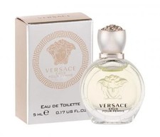 Versace EROS Pour Femme for Women Mini 0.17 oz 5ml ED Toilette Splash NEW IN BOX