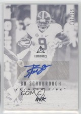 2018 Panini Luminance Rookie Ink 199/225 Bo Scarbrough #RI-BOS Auto 0c2