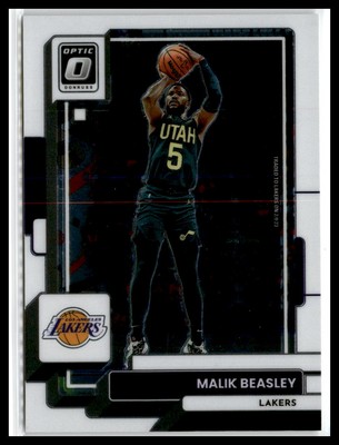Malik Beasley 2022-23 Donruss Optic #66 Los Angeles Lakers